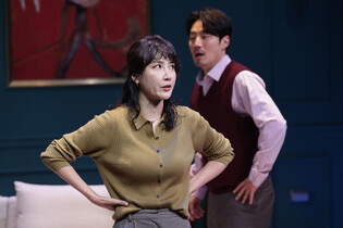 S. Korean actress Shin Dong-mi and actor Lee Hee-jun