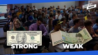 Sharply strengthening US dollars affect students studying abroad