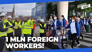 Foreign workers in S. Korea hit 1 million for the first time
