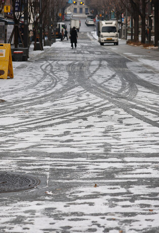 Snowy road