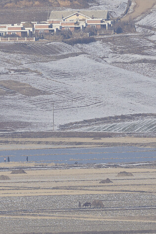 Landscape of inter-Korean border