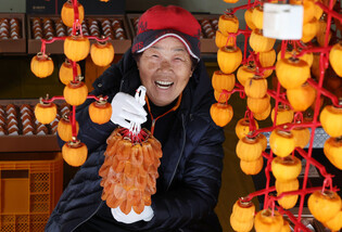 Shipment of dried persimmons