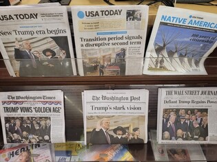 News in U.S. on Trump's return to White House