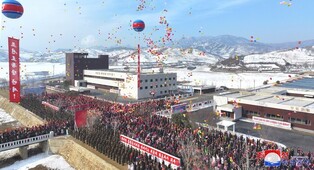 N. Korea's industrial plant opening ceremony