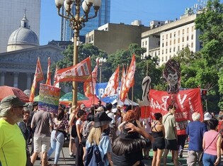 Anti-government rally in Buenos Aires