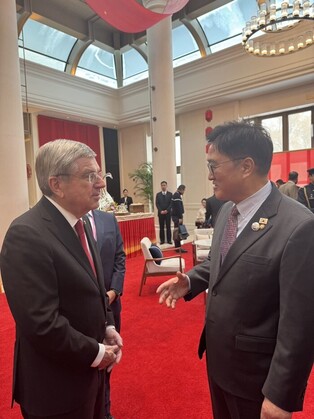 S. Korean parliamentary leader in Harbin