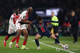 '이강인 교체 출전' PSG, 모나코에 4-1 완승…흐비차 이적 첫 골
