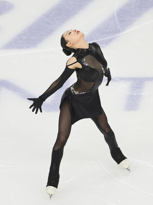Figure skater Kim Chae-yeon at Asian Winter Games