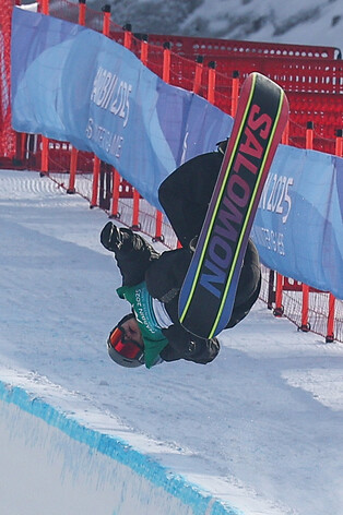 S. Korean snowboarder Kim Kang-san