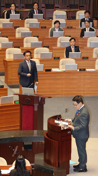 Acting president at parliamentary session