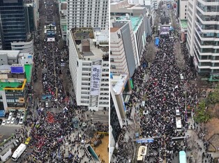 Rallies for, against Yoon's ouster in Gwangju
