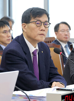 Central banker at parliamentary session