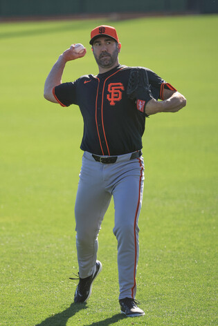 Justin Verlander at MLB spring training