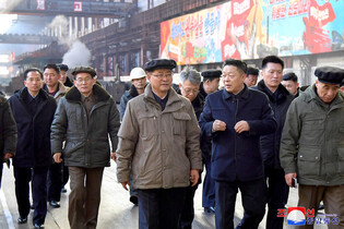 N.K. premier inspects steelworks