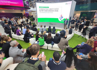 Celltrion booth at inflammatory bowel disease research gathering