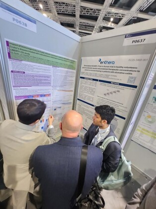 Celltrion booth at inflammatory bowel disease research gathering