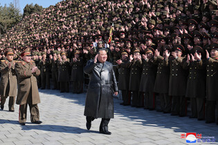 N.K. leader visits military, political school of armed forces