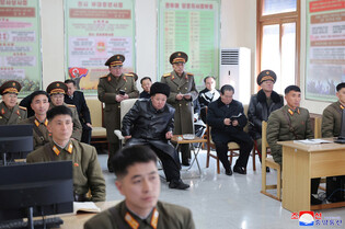 N.K. leader visits military, political school of armed forces