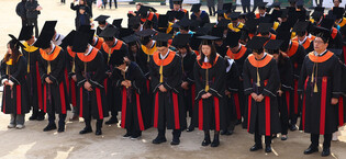 Traditional Korean commencement ceremony