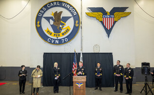 U.S. carrier Carl Vinson