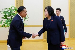 N. Korean FM meets senior Laotian diplomat