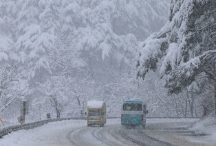 Heavy snow in S. Korea