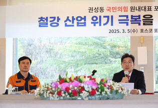 Ruling party's whip visits POSCO