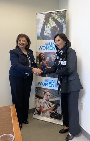 Vice gender equality minister meets U.N. body's chief
