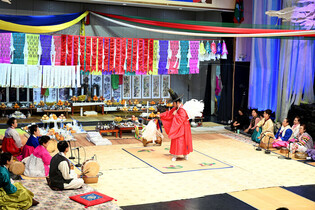 Shamanic ritual on Jeju Island