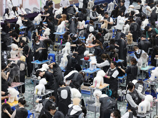 Dog cosmetician contest in S. Korea