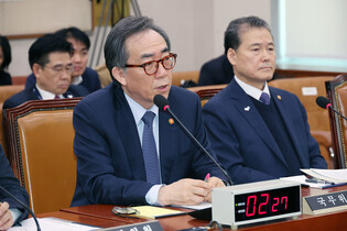 Foreign minister at parliamentary session