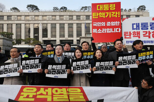 Lawmakers' rallies in front of Constitutional Court
