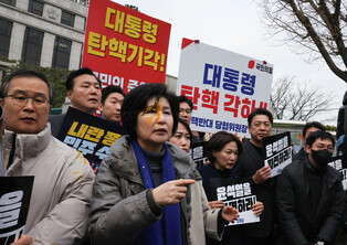 Lawmakers' rallies in front of Constitutional Court