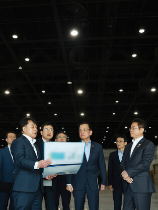 Acting president checks preparations for APEC summit