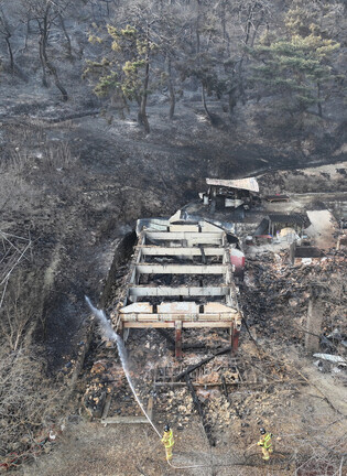 Wildfire in southeastern region