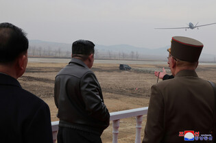 N.K. leader inspects defense science research work