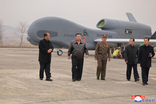 N.K. leader inspects defense science research work
