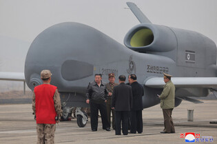 N.K. leader inspects defense science research work