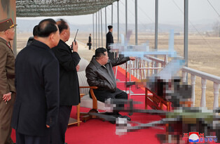 N.K. leader inspects defense science research work