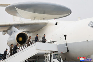 N.K. leader inspects defense science research work