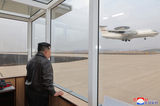 N.K. leader inspects defense science research work