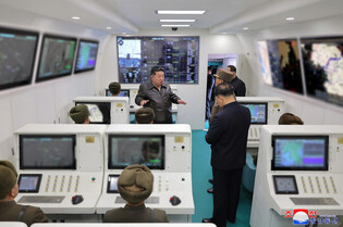 N.K. leader inspects defense science research work