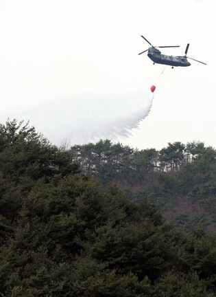 Wildfire in southeastern region