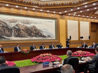 Samsung chief attends meeting hosted by China's Xi