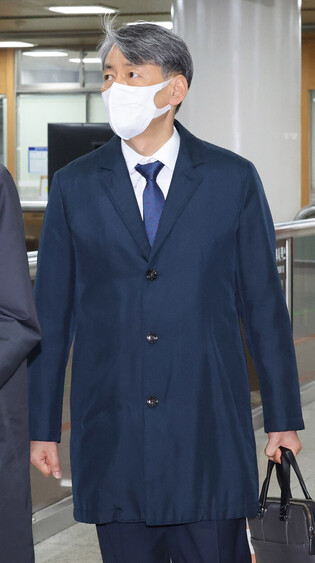 Ex-police chief at court