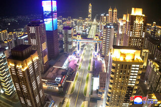 N.K. leader inspects service facilities near completion