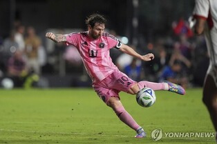 '메시 3경기 연속골' 인터 마이애미, 토론토와 1-1 무승부