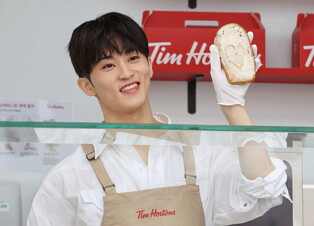 Photos of NCT Mark's Promotional Event for Tim Hortons