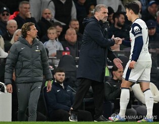 '손흥민 80분' 토트넘, 프랑크푸르트와 UEL 8강 1차전 1-1 비겨