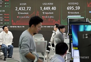 (LEAD) Seoul shares end lower on escalating U.S.-China tariff row